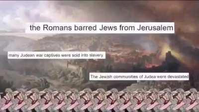 Jews: Please, Hadrian, give us some freedom! Hadrian: Hehe, sure pals, sure...
