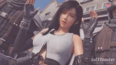 Cutting Tifa's top open
