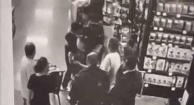 The CCTV footage of the brutal assault of Rudy Giuliani, where he said if he wasn’t in better shape, he would’ve fallen, cracked his skull, and died.