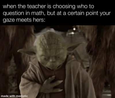 teacher, I have a bit of a headache!