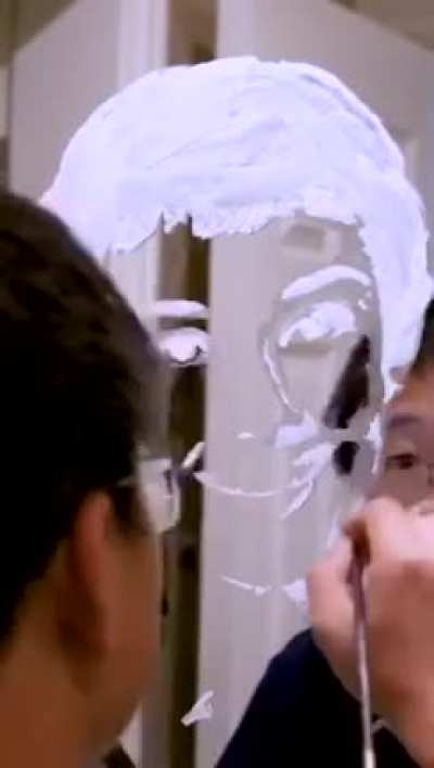 Toothpaste art