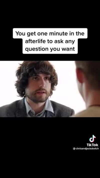 You got one minute go