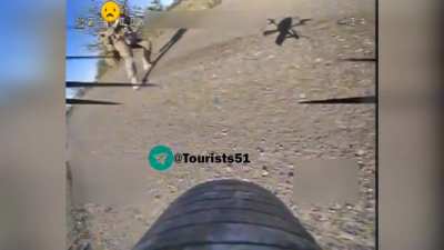 Russian FPV drone operators of the 200th LenVO Brigade take out 2 Ukrainian soldiers