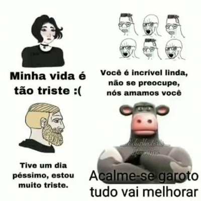 Se acalme garoto,boi ben está aqui👍🐂.