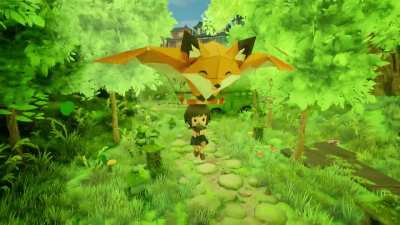 Sharing with you my upcoming very first project as a solo dev. It's a cosy adventure game and the idea started off from one trip to Japan.