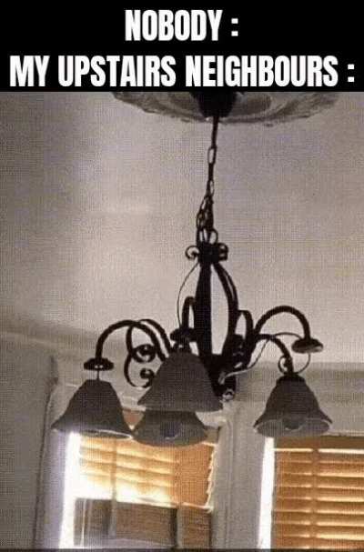 The ceiling is sagging