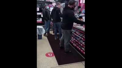 Drunk guy yells N Word and gets SMACKED with Twisted Tea Can