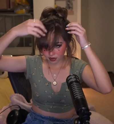 Maya with egirl makeup