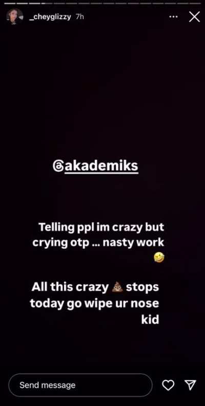 Dj Akademiks crying over his girlfriend