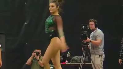 Michigan State University’s Giana Kalefe 💚🤍🤸‍♀️
