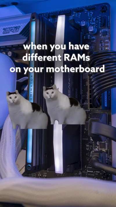 When you have two different rams in your PC