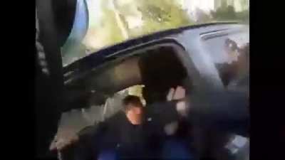 4x4 purposefully hits biker, justice served by victim and witness