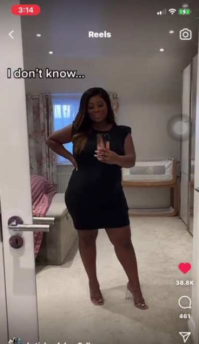 Black is very slimming.