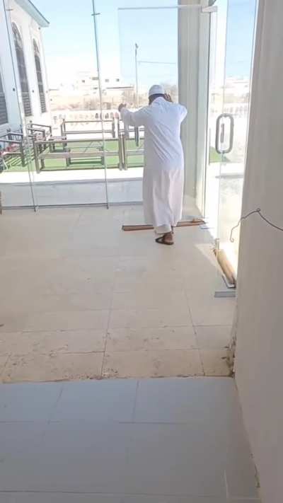 To find the exit door.