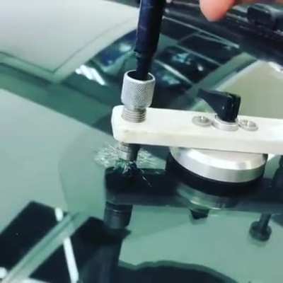 Windshield repair process