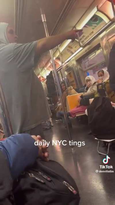 Just another day on the NYC Subway.