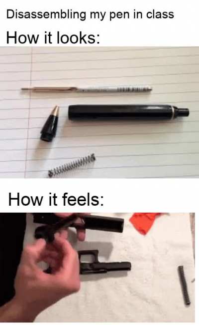 Everybody gangsta till the spring dissapears