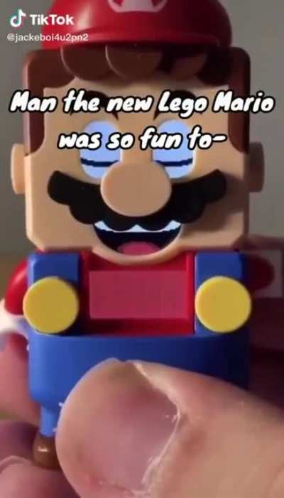 Never Turn Off Lego Mario!