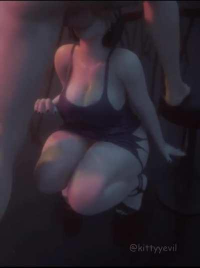 Raven blowjob (kittyyevil) [teen titans/DC comics]