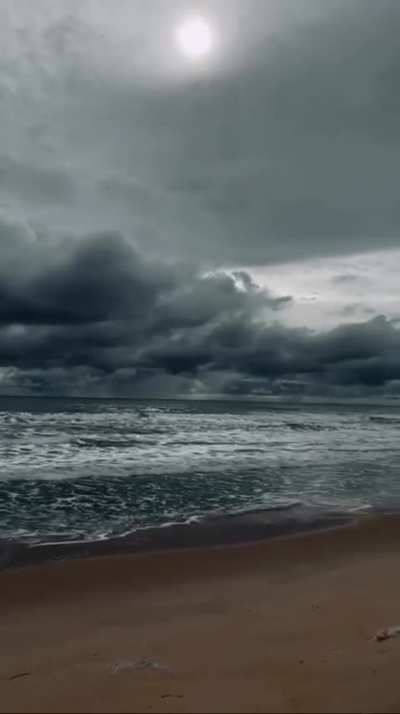 Just before it started raining