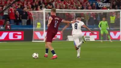 Norway fans chant 