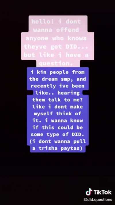 First off, how tf do you kin real people, second of all, notice how their 
