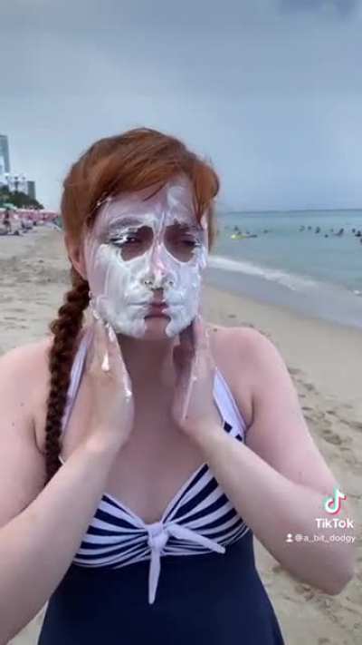 Beach day, but you’re pale