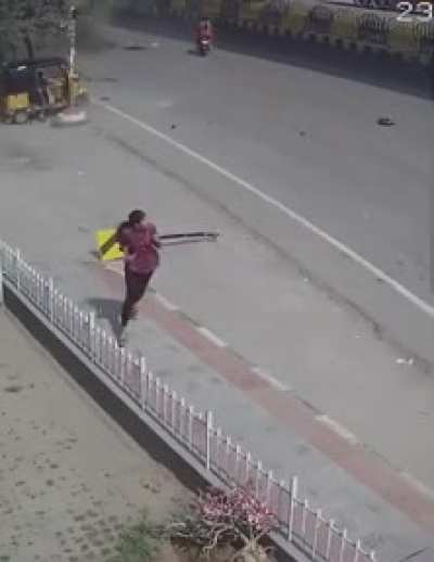 Car falls from the sky