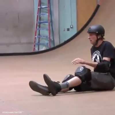 Tony hawk pulling off a 720 at 52 years old