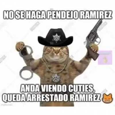 No se haga pendejo Ramírez