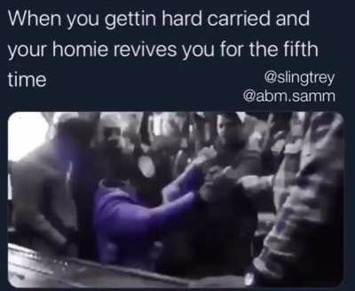 When you getting hard carried