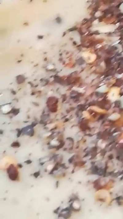 Spent 35 minutes making sauce, only to sprinkle chili flakes on it and see this.