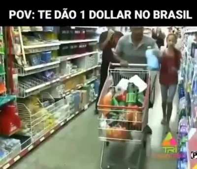 1 dólar = 1 milhão de reais