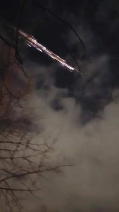 Rocket Breakup over Portland, OR