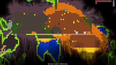 watching my friend fighting queen bee on the map looks hilarious