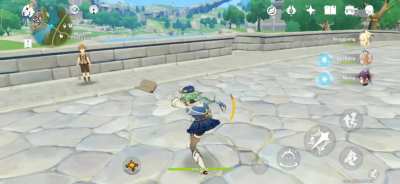 Ningguang is the only character that doesn't use her catalyst when performing normal or charged attacks.