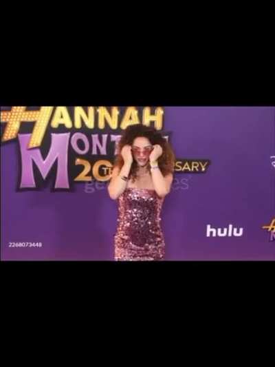 Sofie at the Hannah Montana 20th Anniversary special video 1