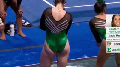 Eastern Michigan’s Haydn Crossing & Company 🤍💚🦅🤸‍<wbr>♀️
