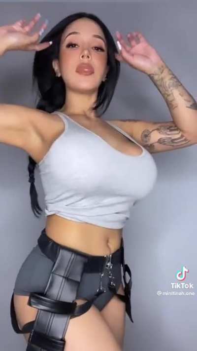 Minitinah as Lara Croft