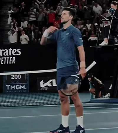 [No one saw that on TV] What do you need to become a champion (Novak Djokovic's full message after the final point, uncensored)
