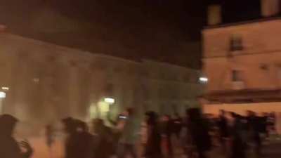 Bordeaux town hall on fire following strikes in France