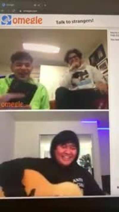Casually dropping silky smooth vocals on Omegle...