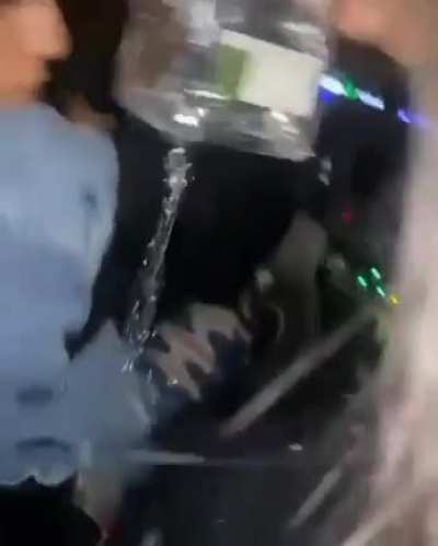 To hold a toast.