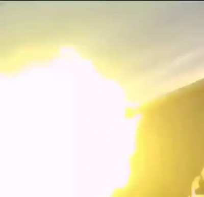 Close call for Russian BM-P1AM Crew