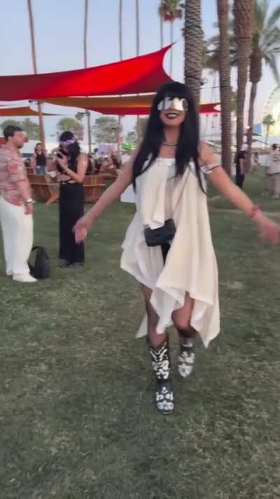 'Coachella day 2 “Techno Hexen“' - IG April 2026