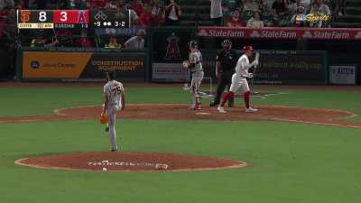 [Highlight] Camilo Doval throws an absolute nasty 101 mph cutter to strike out Randal Grichuk to end the ball game