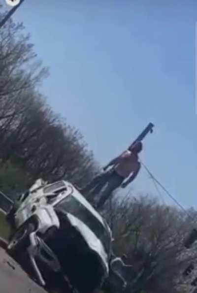 Man hits and kills husband/father of 2, then celebrates on his truck