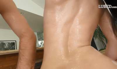 Oiled up booty