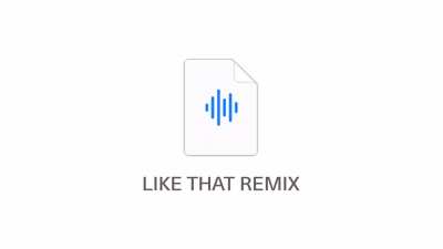 Like That Remix Updated link with the new video
