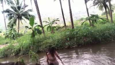 When you’re playing guitar in the jungle and a string breaks